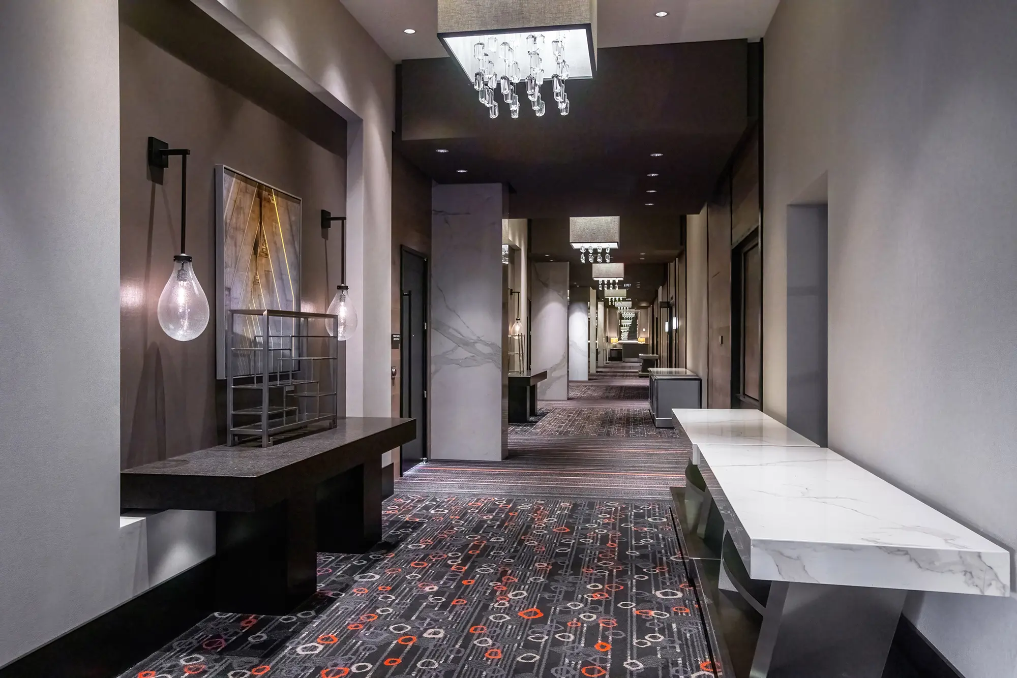 The Hotel at the University of Maryland, College Park, MD. Hotel photography by Creg Ceo Studio